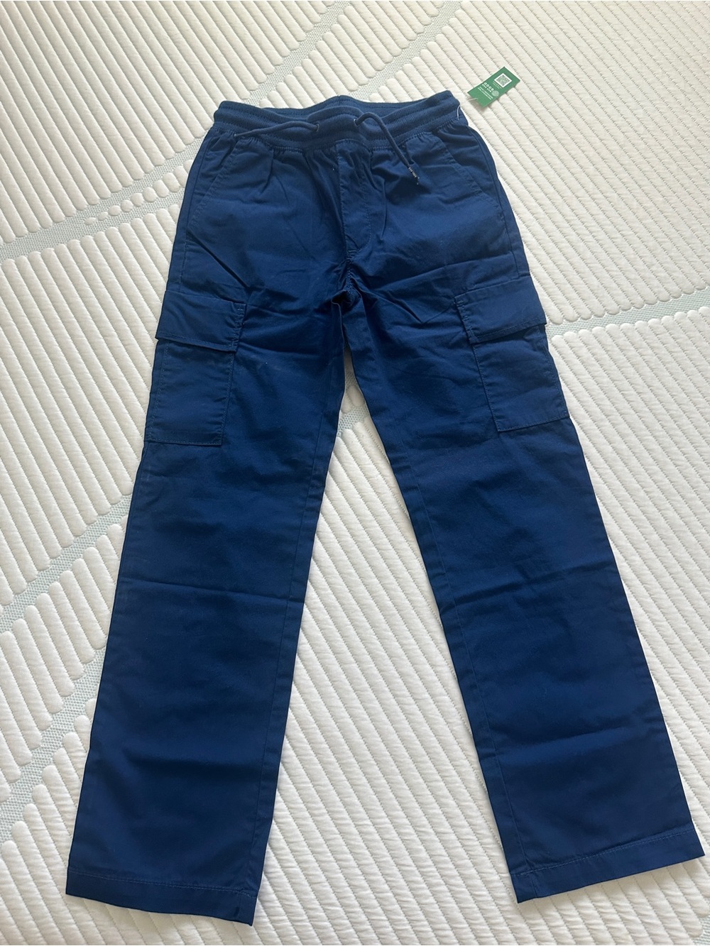 Gap Navy Kids Cargo Pants with Drawstring Waist
